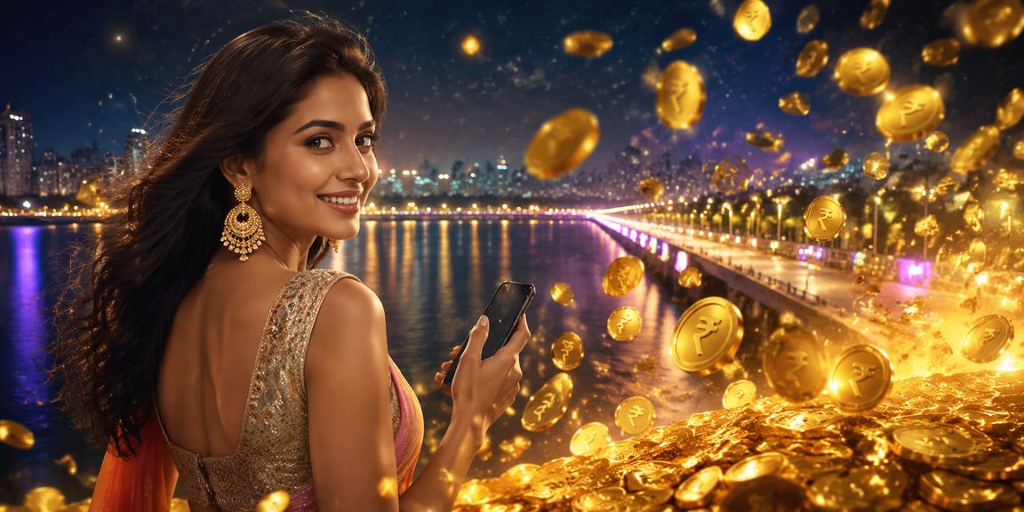 Indian player registering on mobile casino app near riverfront