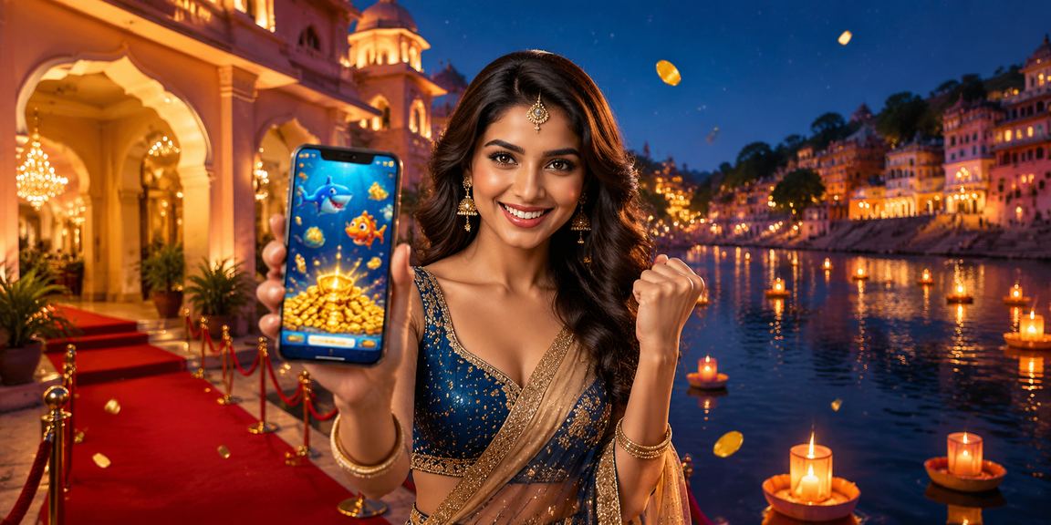 Close-up of user playing online lottery game on mobile device