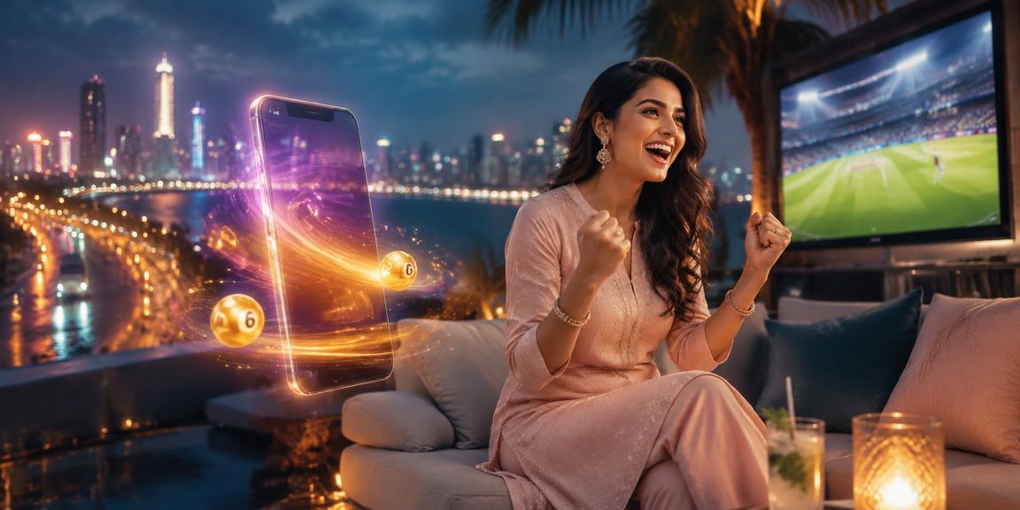 Mumbai local lottery players engaging with mobile devices